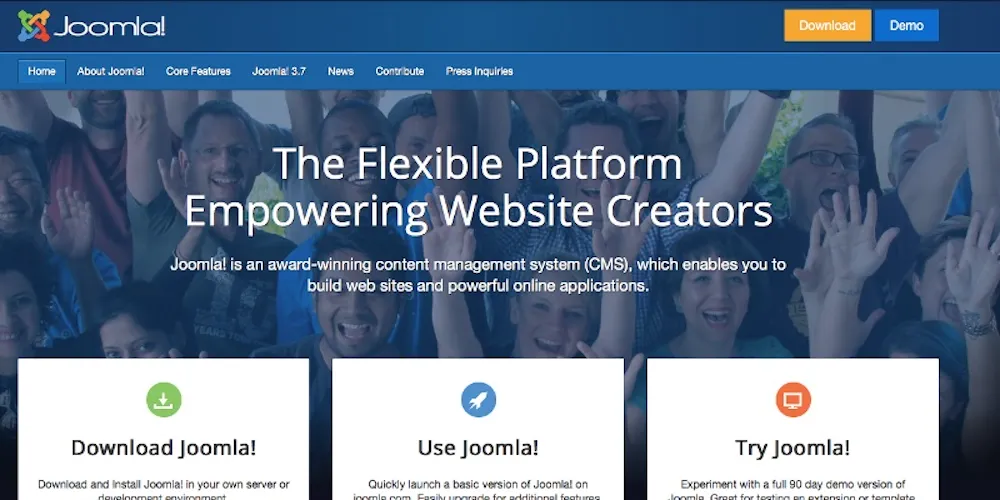 Joomla! jako rozbudowany system CMS Joomla! jako rozbudowany system CMS